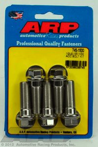 ARP 1/2-20 x 1.500 hex SS bolts