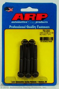 ARP 1/4-28 x 2.000 hex black oxide bolts