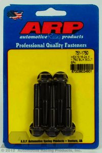 ARP 5/16-24 x 1.750 hex black oxide bolts