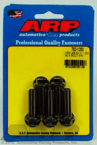 ARP 3/8-24 x 1.250 hex black oxide bolts