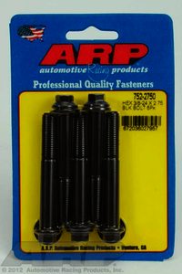 ARP 3/8-24 x 2.750 hex black oxide bolts