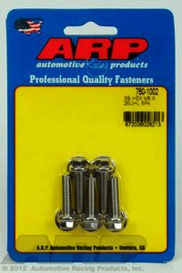 ARP M6 x 1.00 x 25 hex SS bolts