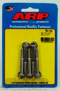 ARP M6 x 1.00 x 45 hex SS bolts