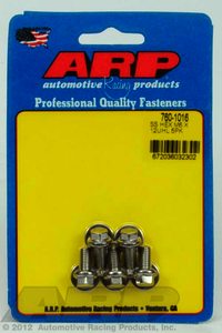 ARP M6 x 1.00 x 12 hex SS bolts