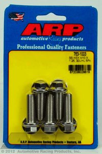 ARP M10 x 1.25 x 30 hex SS bolts