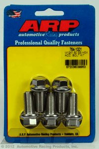 ARP M12 x 1.50 x 25 hex SS bolts