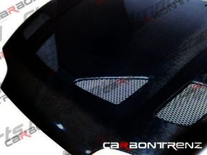 Carbontrenz carbon fiber hood TRD style - JZA80