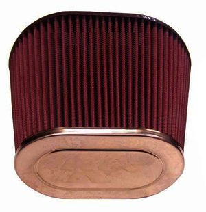 K&N Flame Arrestor - 7-1/4" X 4-15/16" OVAL FLG, 8-1/2" X 6-3/16