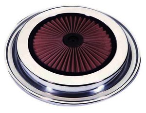 K&N X-Stream Top Filter - X-STREAM CHEVY & GMC 15-3/8" OD LID