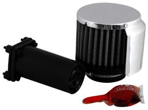 K&N Vent Kit - VENT KIT; W/3" SHIELDED ELEMENT