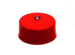 K&N Carb cover - CARBURETOR COVER 5-1/8"DIA- RED