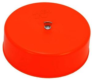 K&N Carb cover - CARBURETOR COVER 7-5/16"DIA / ORANGE