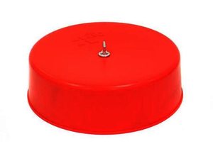 K&N Carb cover - CARBURETOR COVER 7-5/16"DIA / RED