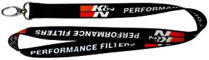 K&N POP; Lanyard 3/4" X 36" Black w/Logo - LANYARD; BLK, 3/4" X