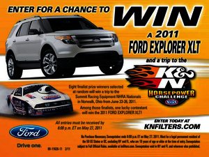 K&N Pack; Horsepower Challenge Promo - PACK; HP CHALLENGE PROMO,