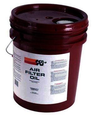 K&N Air Filter Oil - 5 gal - FILTER OIL; 5 GALLON PAIL