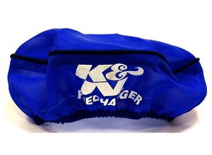 K&N Air Filter Wrap - PRECHARGER WRAP,BLU.,CUSTOM