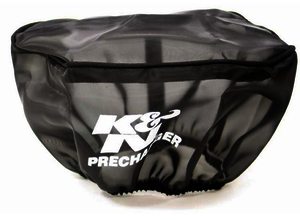 K&N Air Filter Wrap - PRECHARGER WRAP,BLK.,CUSTOM