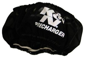 K&N Air Filter Wrap - PRECHARGER WRAP,BLK.,CUSTOM