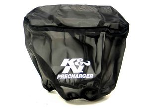 K&N Air Filter Wrap - PRECHARGER WRAP,BLK.,CUSTOM
