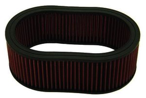 K&N Custom Air Filter - OVAL ELEMENT FOR CUSTOM ASSEM.