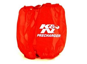 K&N Air Filter Wrap - PRECHARGER WRAP,RED.,CUSTOM