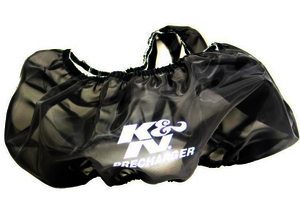 K&N Air Filter Wrap - PRECHARGER WRAP,BLK.,CUSTOM