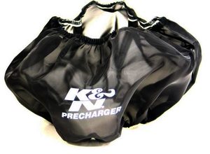 K&N Air Filter Wrap - PRECHARGER WRAP,BLK.,CUSTOM