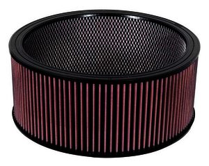 K&N Custom Air Filter - 14"OD,12"ID,6"H; W/ WIRE