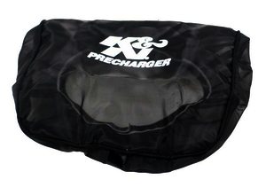 K&N Air Filter Wrap - PRECHARGER WRAP,BLK.,CUSTOM