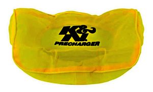 K&N Air Filter Wrap - PRECHARGER WRAP,YLW.,CUSTOM