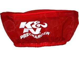 K&N Air Filter Wrap - PRECHARGER WRAP, RED, HONDA