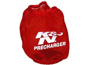 K&N Air Filter Wrap - PRECHARGER WRAP, RED, HONDA
