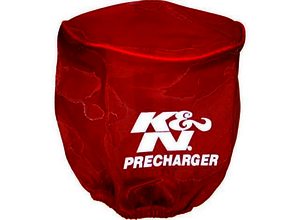 K&N Air Filter Wrap - PRECHARGER WRAP, RED HONDA