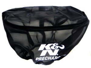 K&N Air Filter Wrap - PRECHARGER WRAP, BLACK; KAWASAKI
