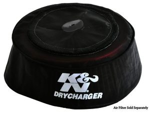 K&N Air Filter Wrap - DRYCHARGER, KT-5201, BLACK