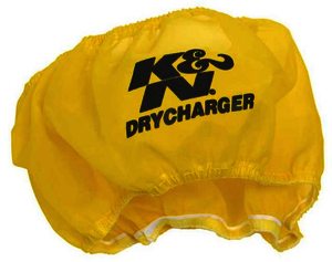 K&N Air Filter Wrap - DRYCHARGER WRAP; 57-3028, 57-3029, YELLOW