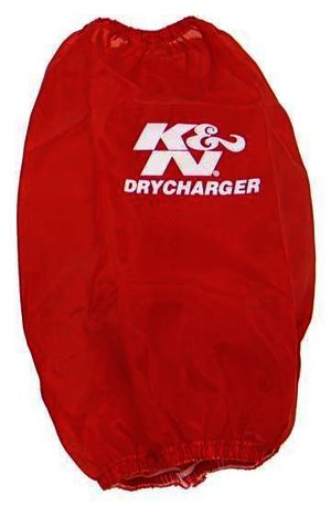 K&N Air Filter Wrap - DRYCHARGER WRAP; RC-3690, RED