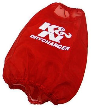 K&N Air Filter Wrap - DRYCHARGER WRAP; RC-4650, RED