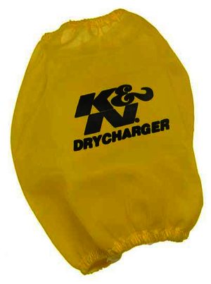 K&N Air Filter Wrap - DRYCHARGER WRAP; RC-4650, YELLOW