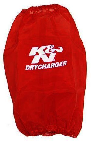 K&N Air Filter Wrap - DRYCHARGER WRAP; RC-4690, RED
