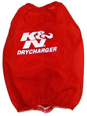 K&N Air Filter Wrap - DRYCHARGER WRAP; RC-4700, RED