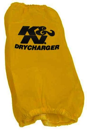 K&N Air Filter Wrap - DRYCHARGER WRAP; RC-4700, YELLOW