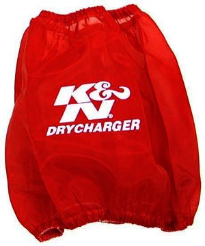 K&N Air Filter Wrap - DRYCHARGER WRAP; RC-5040, RED