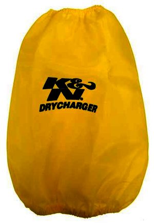 K&N Air Filter Wrap - DRYCHARGER WRAP; RC-5046, YELLOW