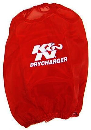 K&N Air Filter Wrap - DRYCHARGER WRAP; RC-5106, RED