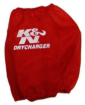 K&N Air Filter Wrap - DRYCHARGER WRAP; RC-5107, RED