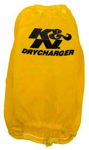 K&N Air Filter Wrap - DRYCHARGER WRAP; RC-5107, YELLOW