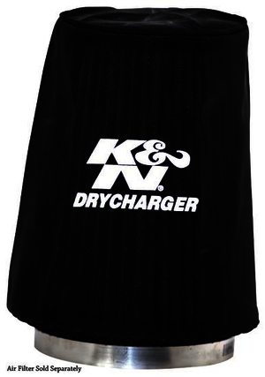K&N Air Filter Wrap - DRYCHARGER; RC-5149, BLACK