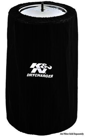 K&N Air Filter Wrap - DRYCHARGER WRAP; RC-5165, BLACK
